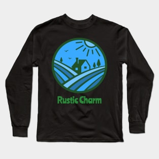 Rustic Charm Farmhouse Decor Autumn Long Sleeve T-Shirt